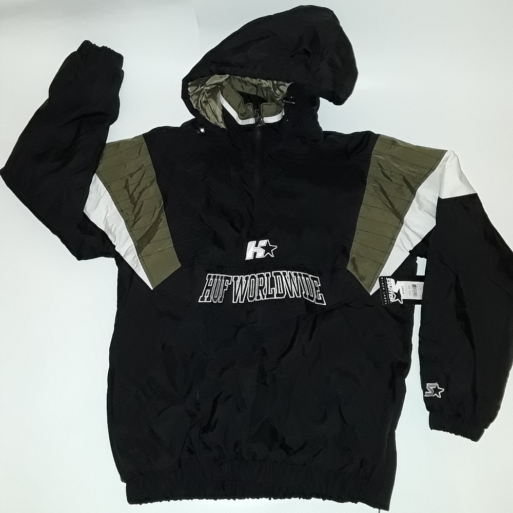 **SOLD**NWT** HUF x Starter jacket